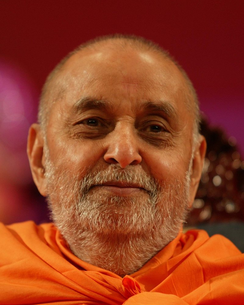 Pramukh Swami Maharaj smiling